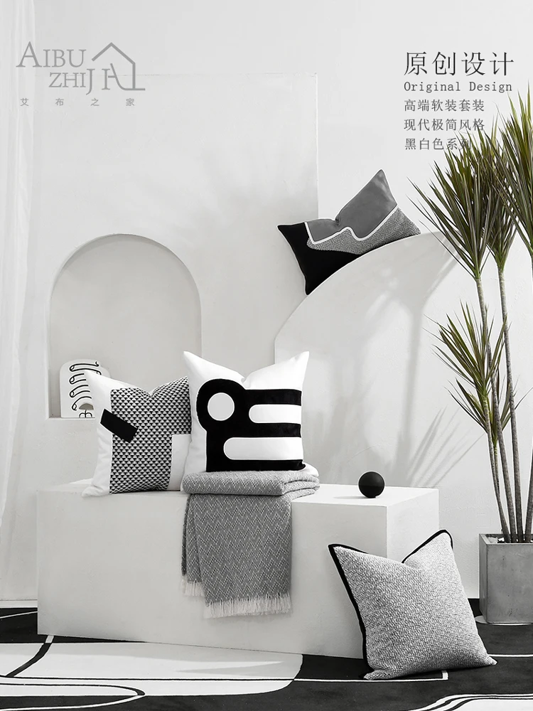 

Decorative Cushion Cover for Living Room Nordic Stripe Throw Pillow Case 50x50cm 30x50cm Home Decor Sofa Cushions Pillows