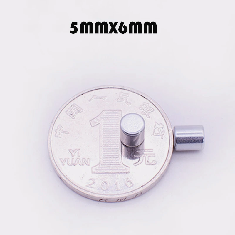 50Pcs 5x6 mm Neodymium Magnets N35 Super Powerful Neodymium Magnet Disc 5*6 mm Imanes Aimant Small Round Magnetic Magnets