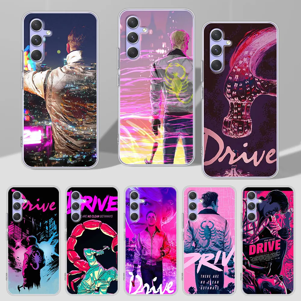 Drive Art Ryan Gosling Case for Samsung Galaxy A51 A14 A54 A12 A41 A21s A13 A15 A55 A71 A23 A31 A33 A52 A24 A32 TPU Phone Cover