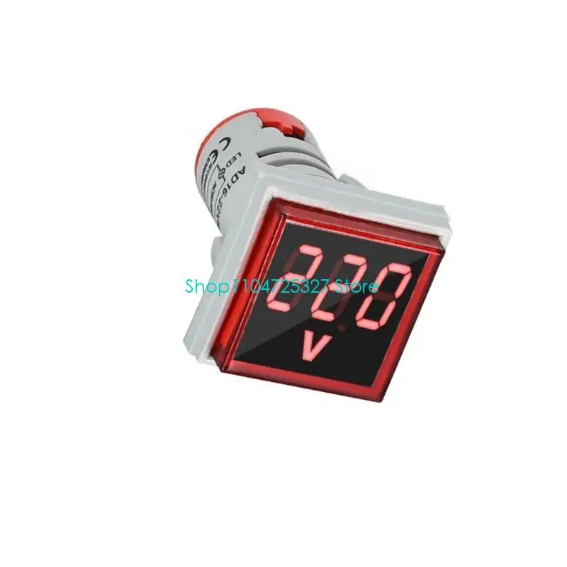 D8KF Voltages Tester Digital Display LED Voltages LED Voltages Monitor untuk Rumah & Industri