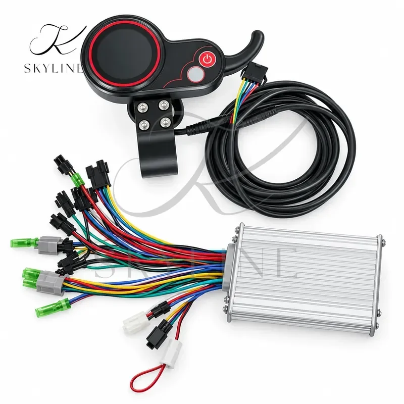 24V 36V 48V 52V 60V 250W 350W Electric Bicycle Brushless Motor Controller With FC-100 LH-100 LCD Display For Electric City