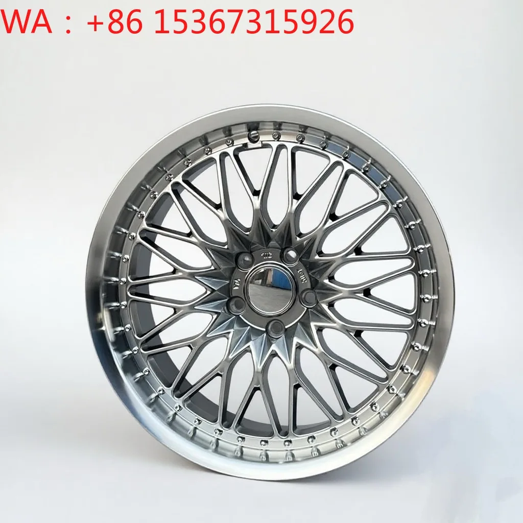 18 Inch Machined Lip Flow Form Aluminum Alloy Passenger Car Wheels 5x114.3 Multi Spoke Standard Modified Rims