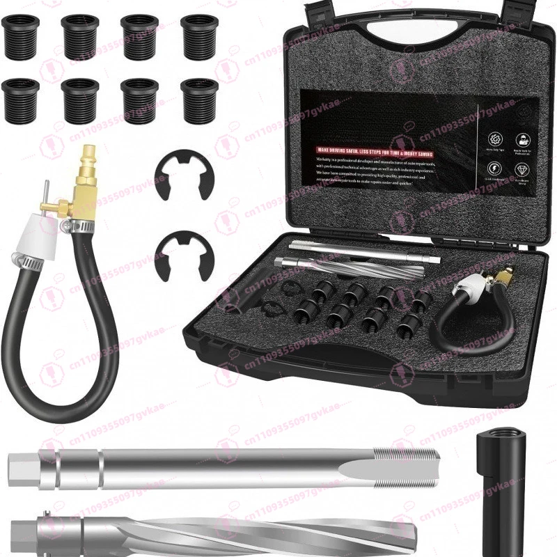Spark Plug Thread Repair Tool Kit Professional Auto Repair Tools for Car Motorcycle Engine Maintenance