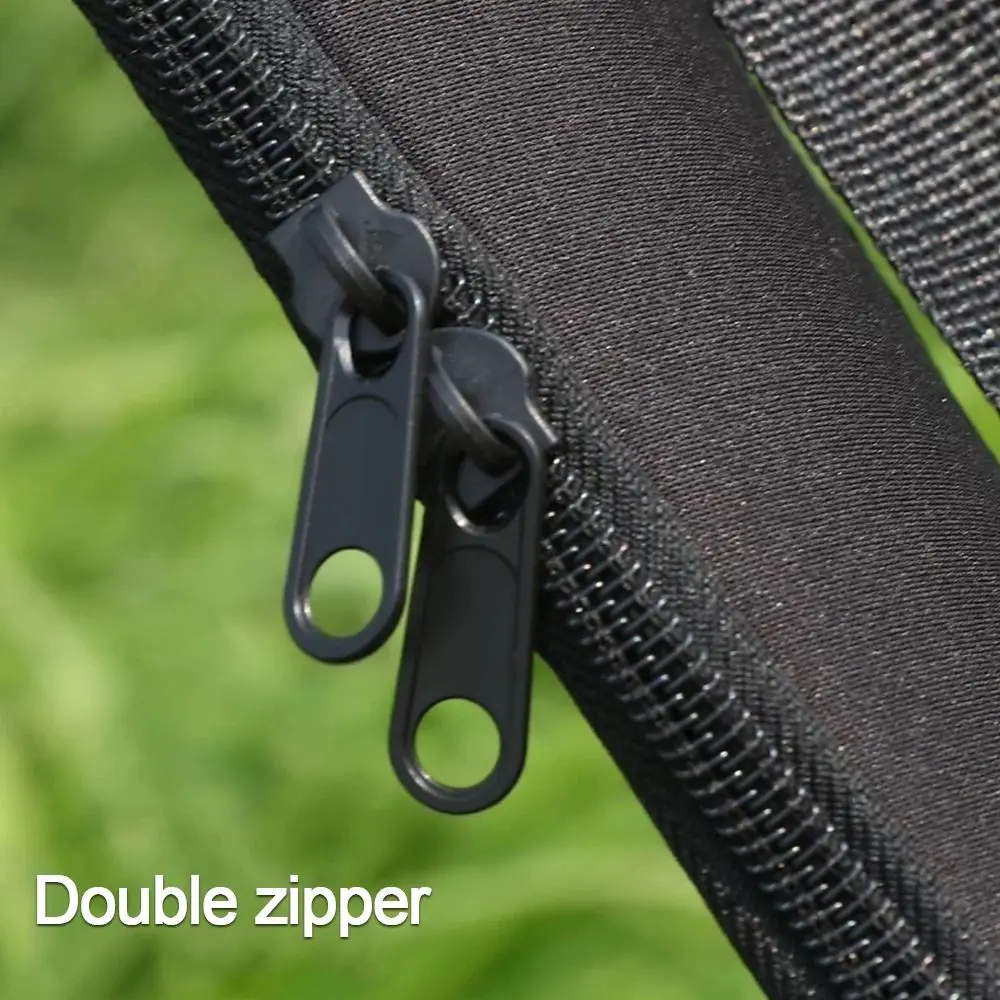 Bild 6: Neue Tragbare Angelrute Tasche Mit Schulter Gurt 118/128 cm Angelrute Reel Tasche Klapp Angelrute Fall