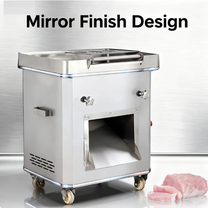 

Автоматическая машина для резки курицы, резак для свежего мяса, резак для кубиков мяса говядины