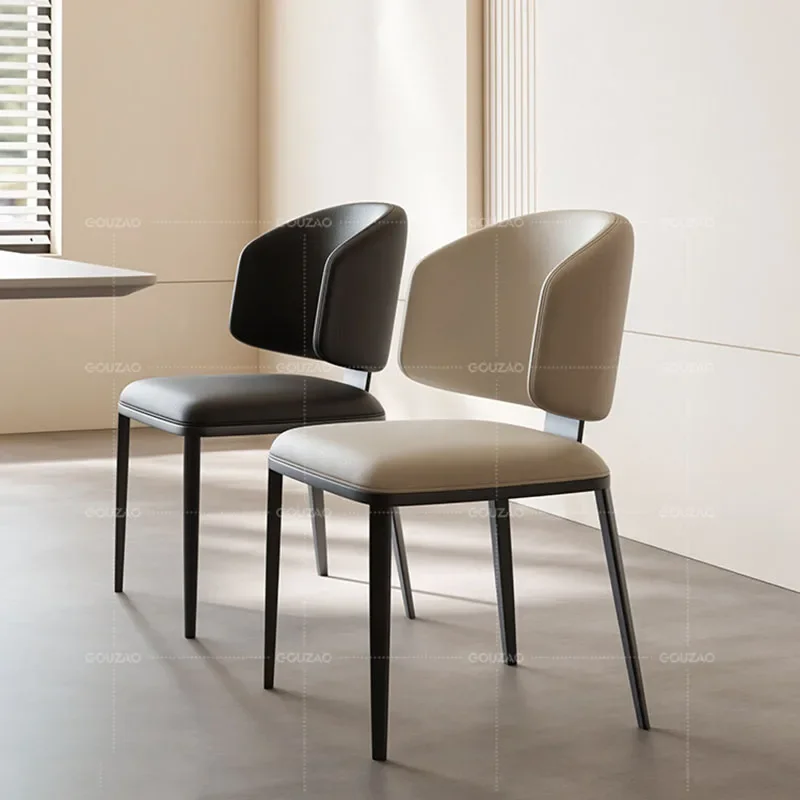 

Minimalist Nordic Dining Chairs Comfortable Waiting Lounge Portable Dining Chairs Luxury Throne Designer Sillas Home Furniture