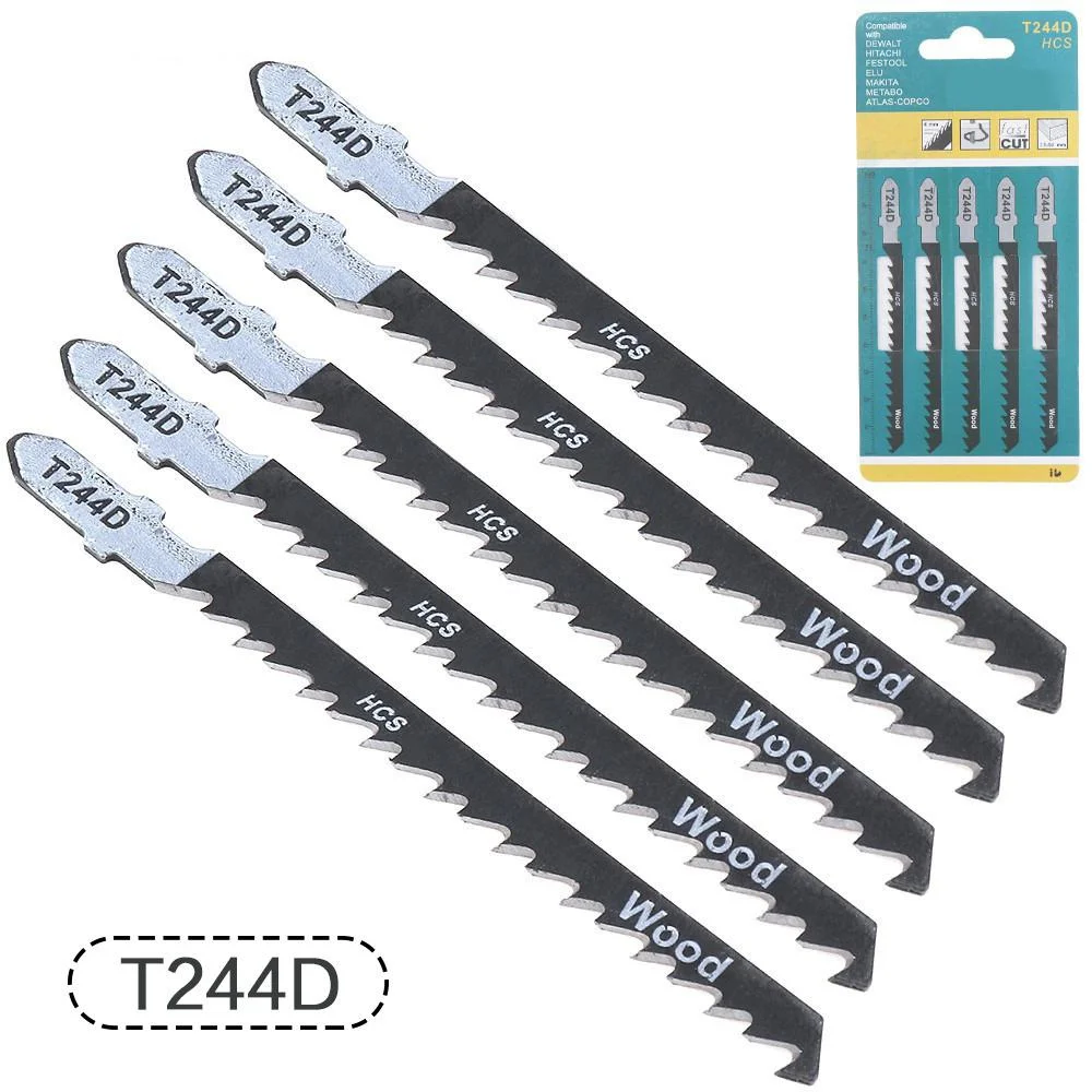 STONEGO Jigsaw Blade Set for Wood and Metal Cutting, T101B, T101D, T144D, T101BR, T244D, T127D, T111C, T111D, 100mm Length