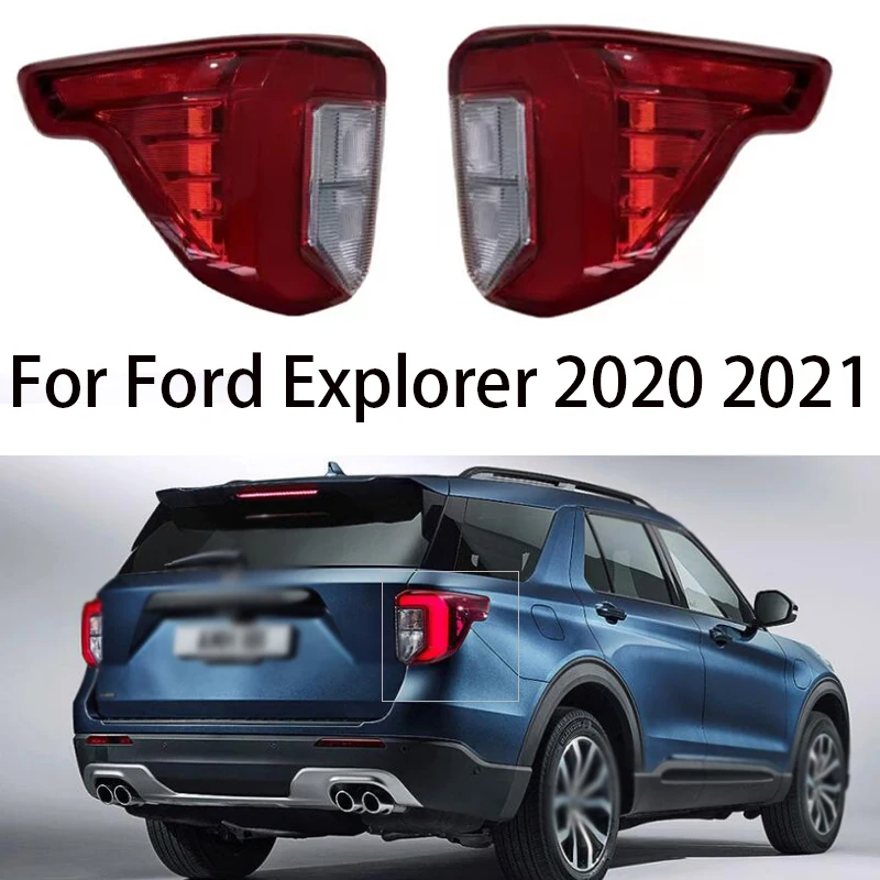 For Ford Explorer 2020 2021 Car Accessories Car Rear Tail Light Turn Signal Light Stop Brake Fog Lamp Daytime Running Light