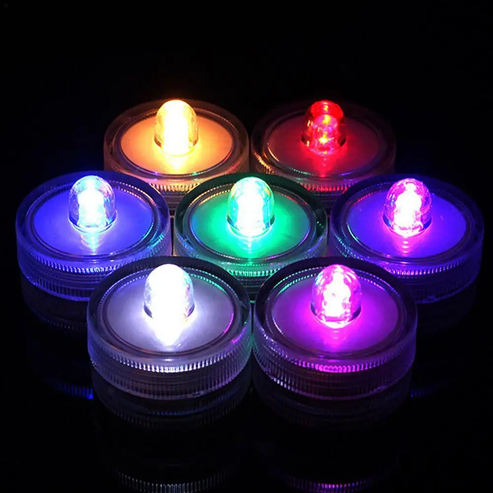 Fish Tank Light Swimming Pool Lights Low Power Consumption Led Tea Light Create Romantic Atmosphere For Decoration Pet Supplies