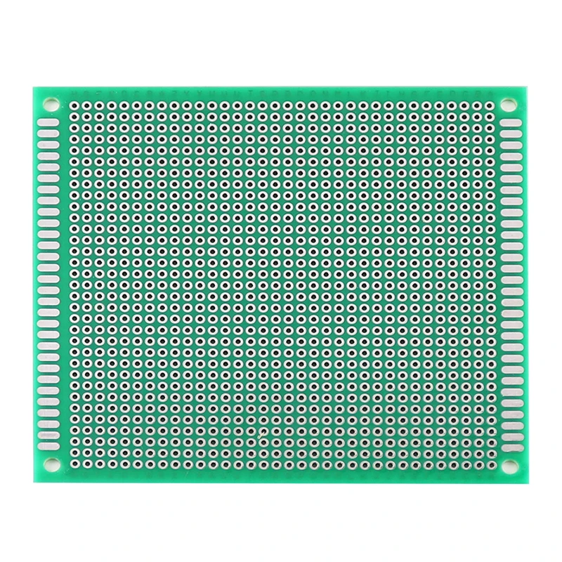 Single Sided Protótipo PCB Kit, Circuito Impresso Universal, DIY Breadboard Kit, Verde, 9x10cm, 10Pcs