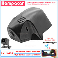 Kampacar ST11-2K 1440P Wifi Car Dvr Camera DashCam For Seat 86mm Tarraco VW Tiguan 2 MK2 II Allspace 2018-2024 10% Cars Dash Cam