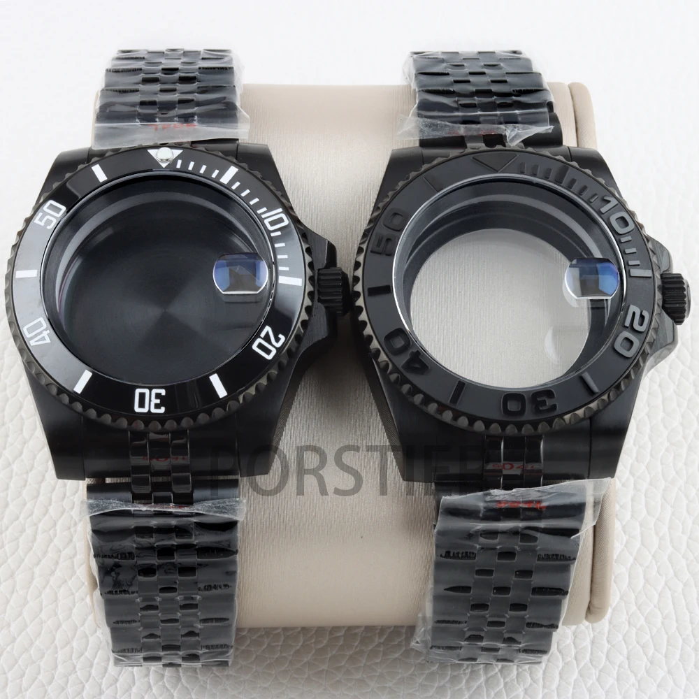 

40mm NH35 Men's Case Sapphire Stainless Steel Jubilee Bracelet for Submriner/GMT/Yacht NH34NH35 NH36 NH38 Movement 28.5mm Dial