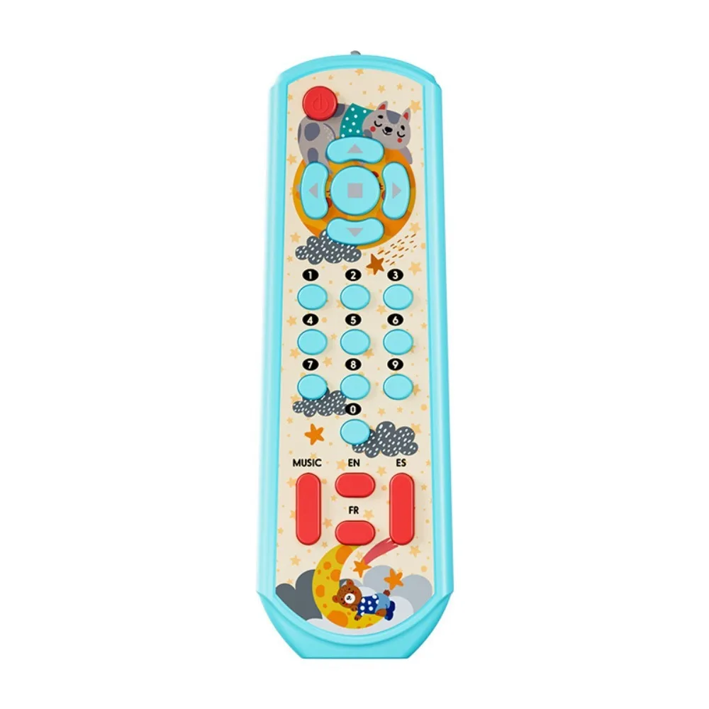 

Sound and Light Baby Musical Toys Sensory Development Interactive Remote Control Toy Three Languages Plastic Baby Learning Toy