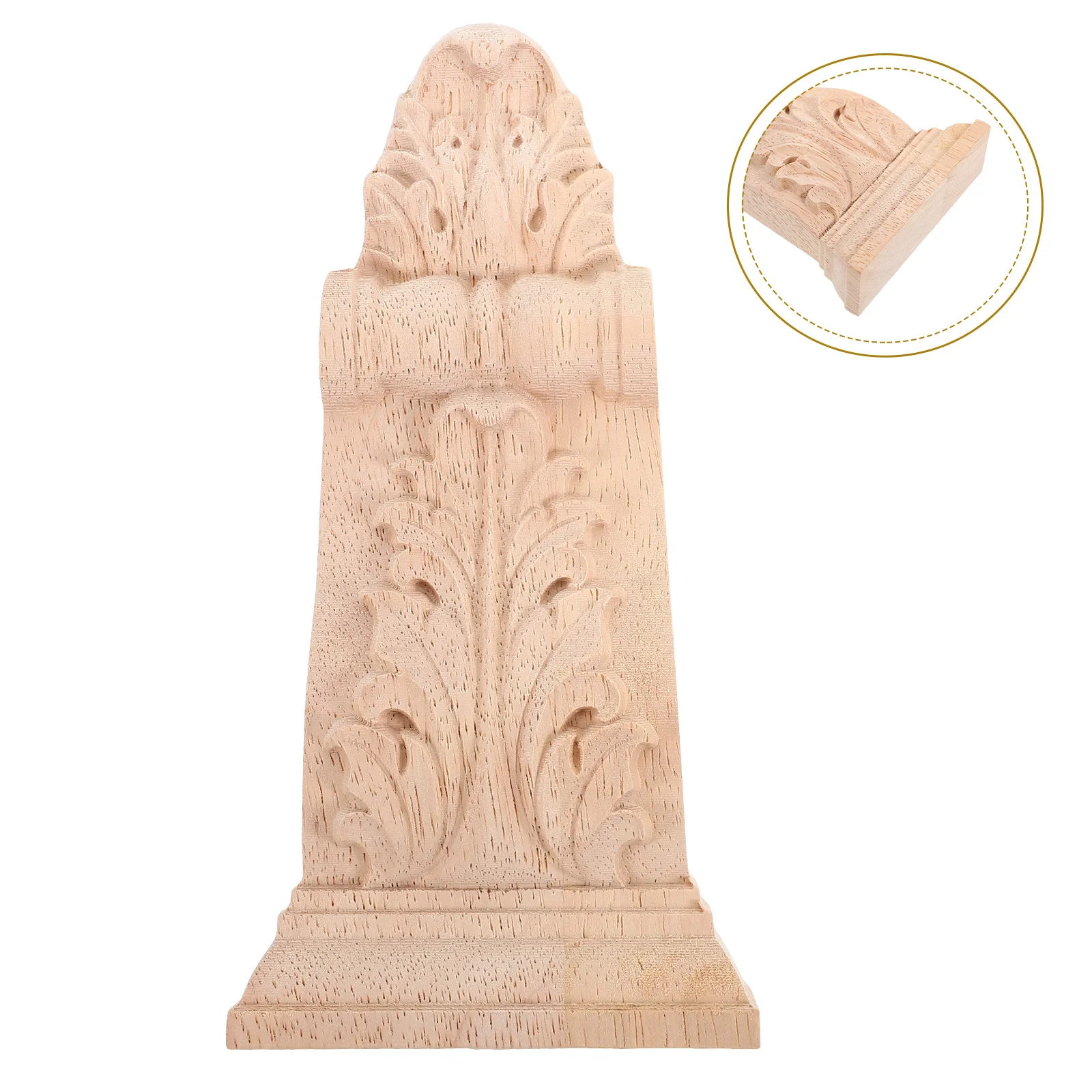 Home Concrete Column Molds Carved Wood Capitals and Corbels Support Roman Statue Decor