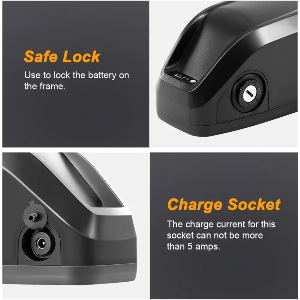 بطارية دراجة كهربائية 48V14AH متوافقة مع دراجة كهربائية Rad Power بطارية دراجة كهربائية 48 فولت لـ RadRunner Plus RadWago RadMini