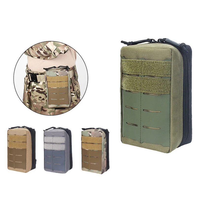 

Outdoor Two-Color Tactical Edc Storage Bag Molle Accessory Bag Multi-Function Waist Bag First Aid Tactical Bag Mobile Phone Bag