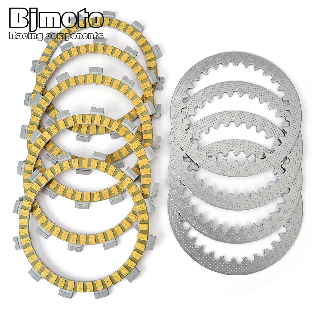 Clutch Friction Disc Plates For Suzuki GN125 Z/M/R/V/W/X/Y/K1 ER/EV/EW/EX/EY/EK1 HS RG80 RV125 Van-Van TS100 C ERN ERZ/ERH FX125