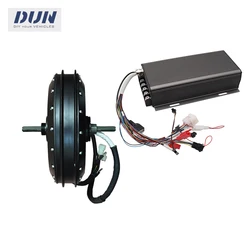 QS 273 V3 4KW Peak 8000W 72V 100KMH Hub Motor with SVMC72150-APT for Electric Scooter