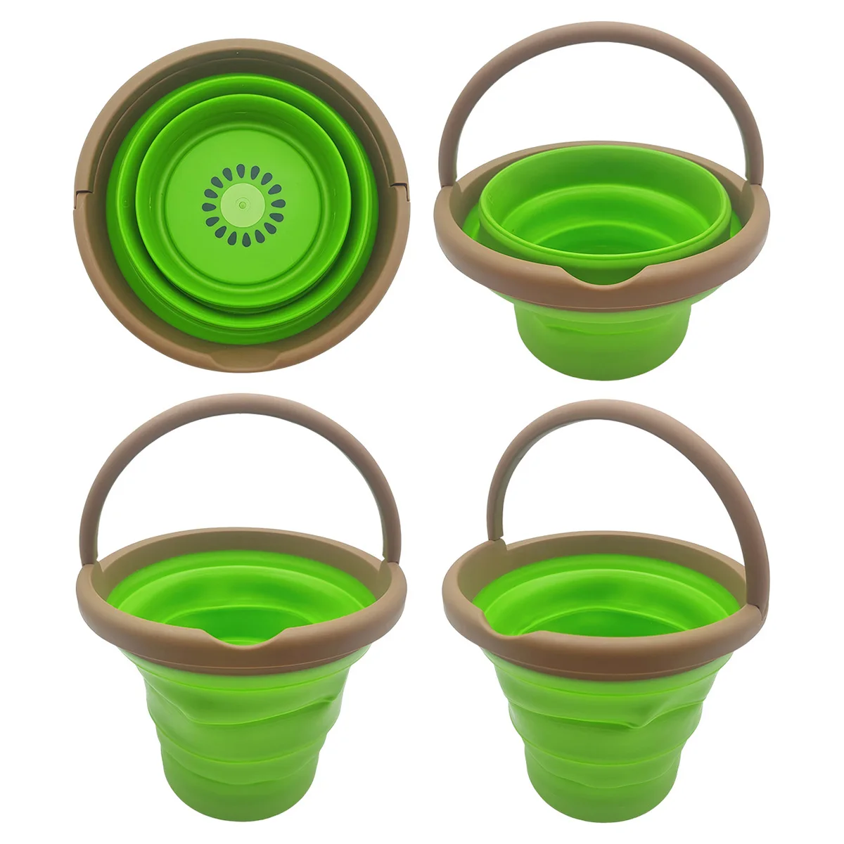 Kinderkeuken Opvouwbare emmer Fantasiespel Opslag Fruit Kinderen spelen Buitenplezier Onderwijs Speelgoed voor jongens Meisjes Strandcadeaus