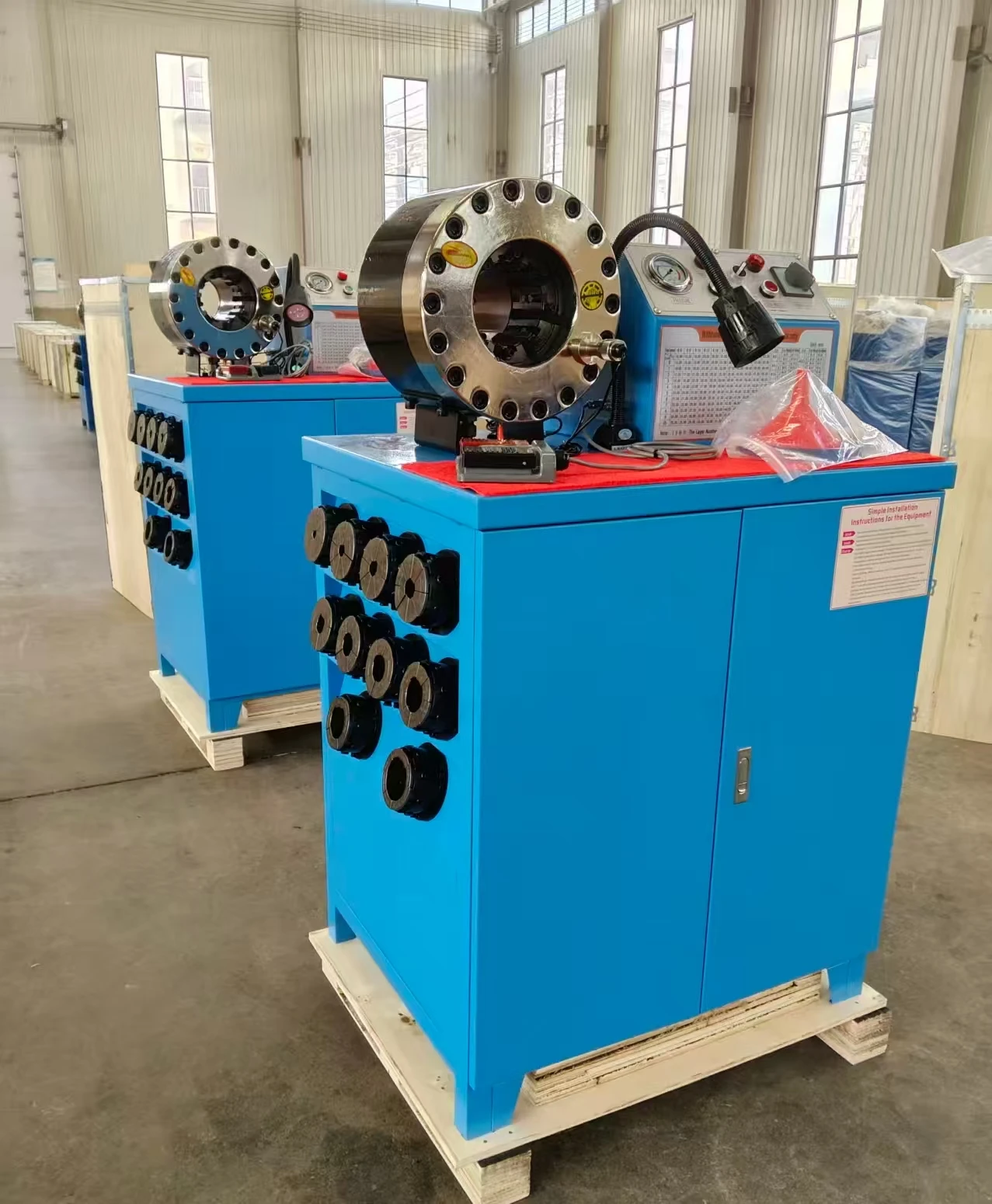 Automatic 6-51mm Excavator Hose Press Hydraulic Hose Pipe Crimping Machine Crimper Rubber Product Making Machinery