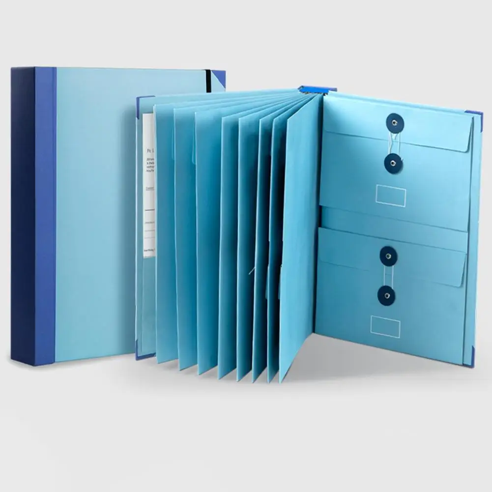 

A4 Document Bag File Organizer with Labels Elastic Closure A4 Legal Documents Photos Letters Storage Folder