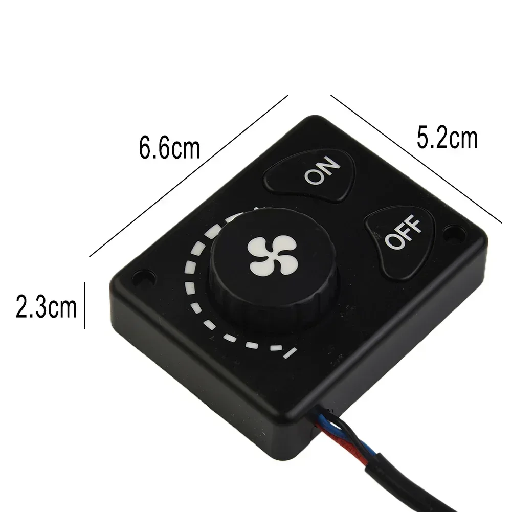 3 Pin Diesel Air 12/24V Parking Heater Control Knob Controller Switch Truck For Car Track Air Diesel Heater LCD Knob Controller