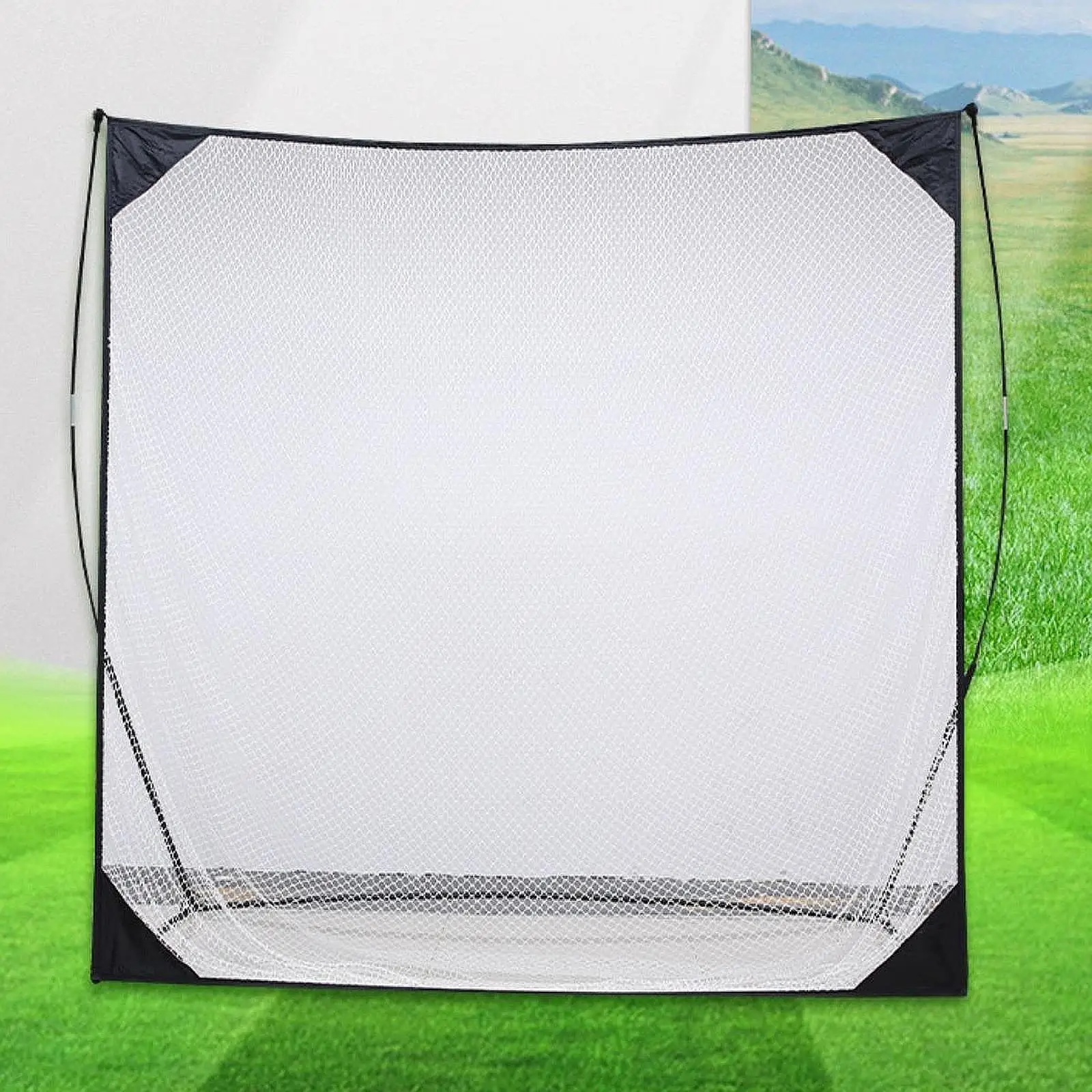 شبكة جولف للتدريب، سهلة التركيب، قابلة للطي ومتينة، مع حقيبة تخزين، للحديقة والخارجية