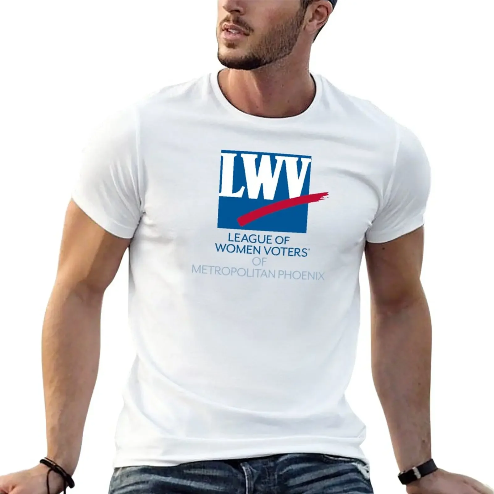 

New LWV Metro Phoenix logo T-Shirt quick-drying t-shirt boys t shirts graphic t shirt men t shirts