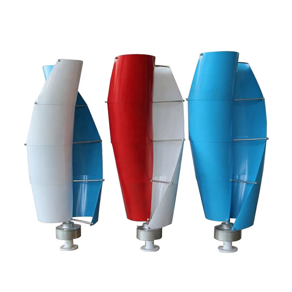 Low Speed Small Scale Wind Power Generation Spiral 5KW Wind Mills Power Generator System for Factory