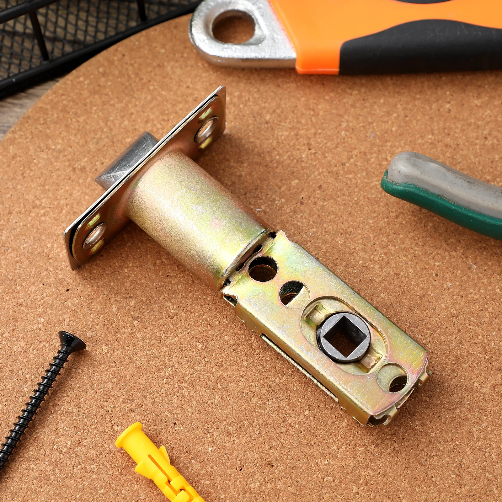 

Adjustable Door Latch Hardware Universal Lock Replacement Zinc Alloy Deadbolt Latch For Front Interior Doors Door Lock