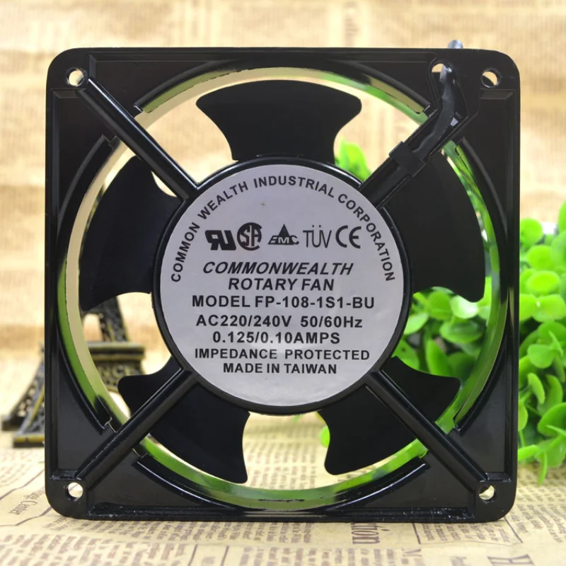 Original Ball Cooling Fan FP-108-1S1-BU 220V 12038 12CM 120*120*38mm