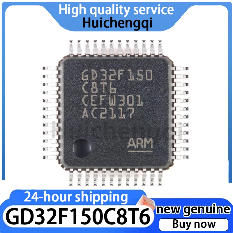 1PCS Original Genuine GD32F150C8T6 LQFP-48 ARM Cortex-M3 32-bit Microcontroller MCU Chip