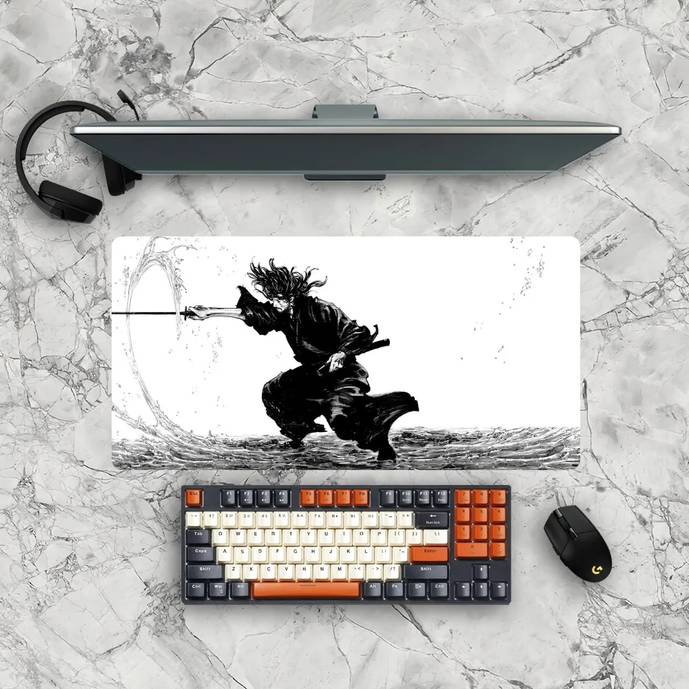 Vagabond Manga Mousepad Gamer Mouse Pad Size For Office Long Table Mat