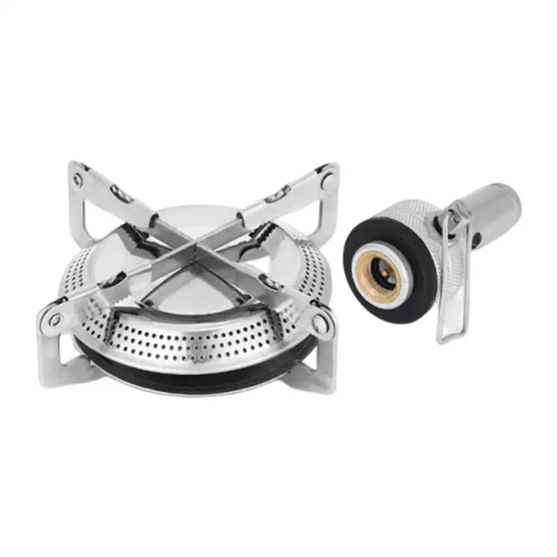 

Camp Stove Canister Stove Backpacking Windproof Cooker Hiking Gear For Travel Mountaineering Kitchen Emergencies Picnic Outdoor
