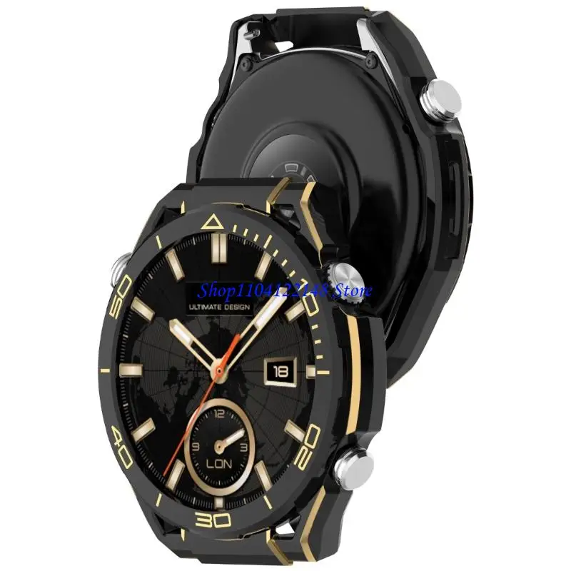 

Чехол P9FA для смарт-часов, чехол для ПК, противоударный чехол, универсальный защитный бампер, рамка для часов GT6, 46 мм