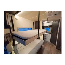 2022 new arrival hot sale CE Certified motorhome caravan rv lifted bed for sale