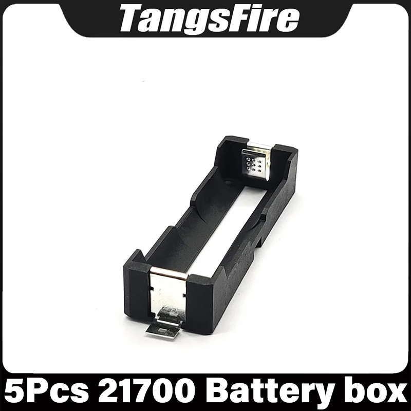 5 Pcs 21700 1-slot Battery Holder SMT Battery Box Storage Box 21700 Battery Case High Quality Battery Accessories