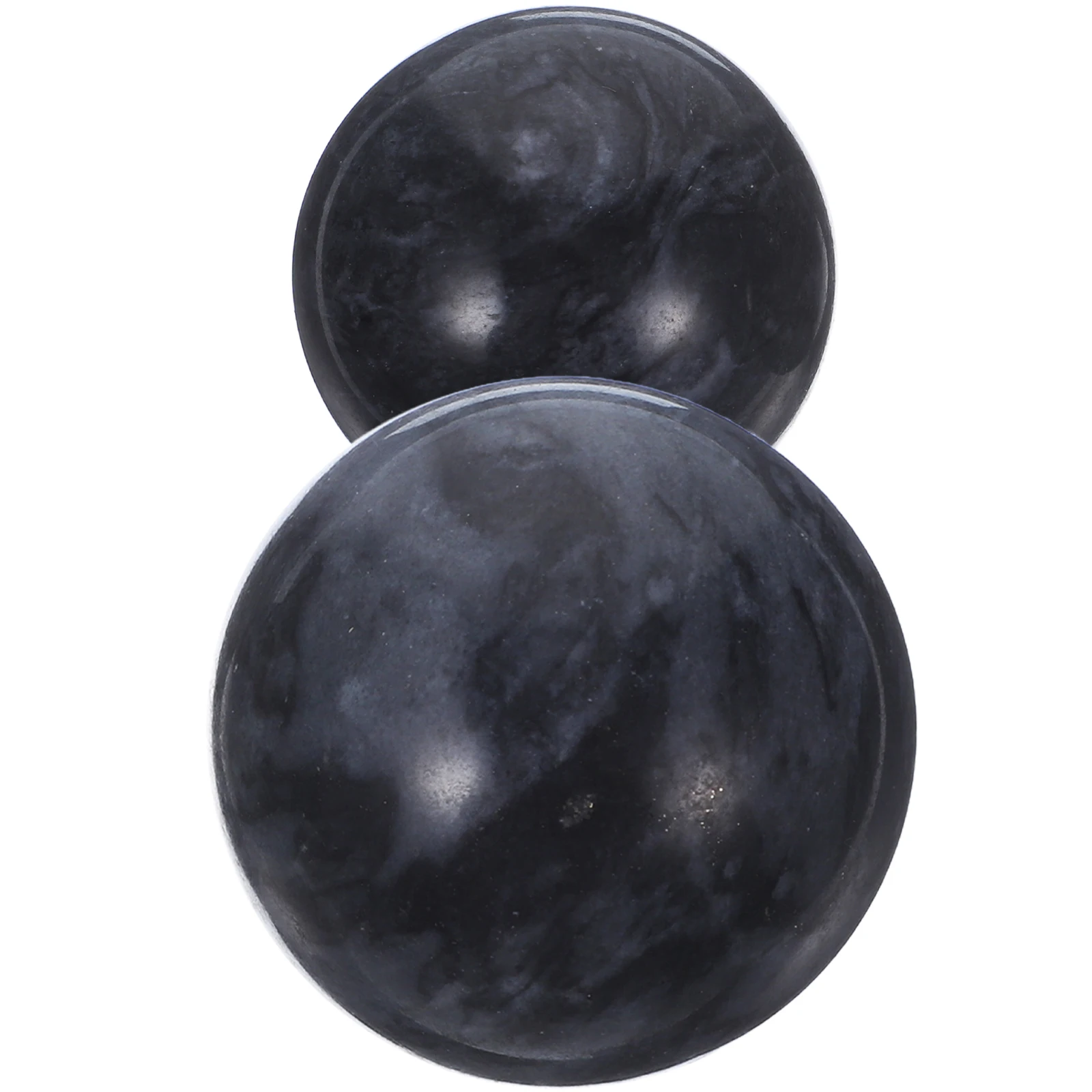 2pcs Baoding Balls Chinese Hand Therapys Jade Hand Exercise Balls Health Exercise Massage Balls Hand Massager Random Color