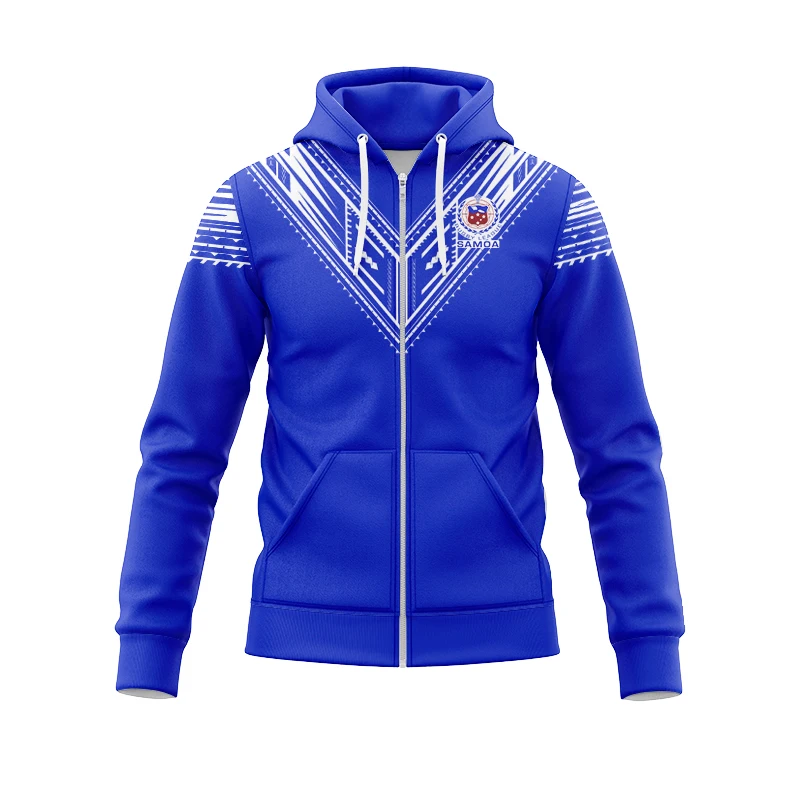 Zip Hoodie NEW Toa Samoa RL 2023-24 Mens Replica Home Jersey Rugby League by Dynasty