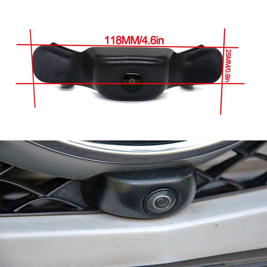 Car Front View Camera For Mercedes Benz GLC X253 C253 GlC250 GlC300 43 2016~2020 HD AHD Night Vision waterproof Parking LOGO