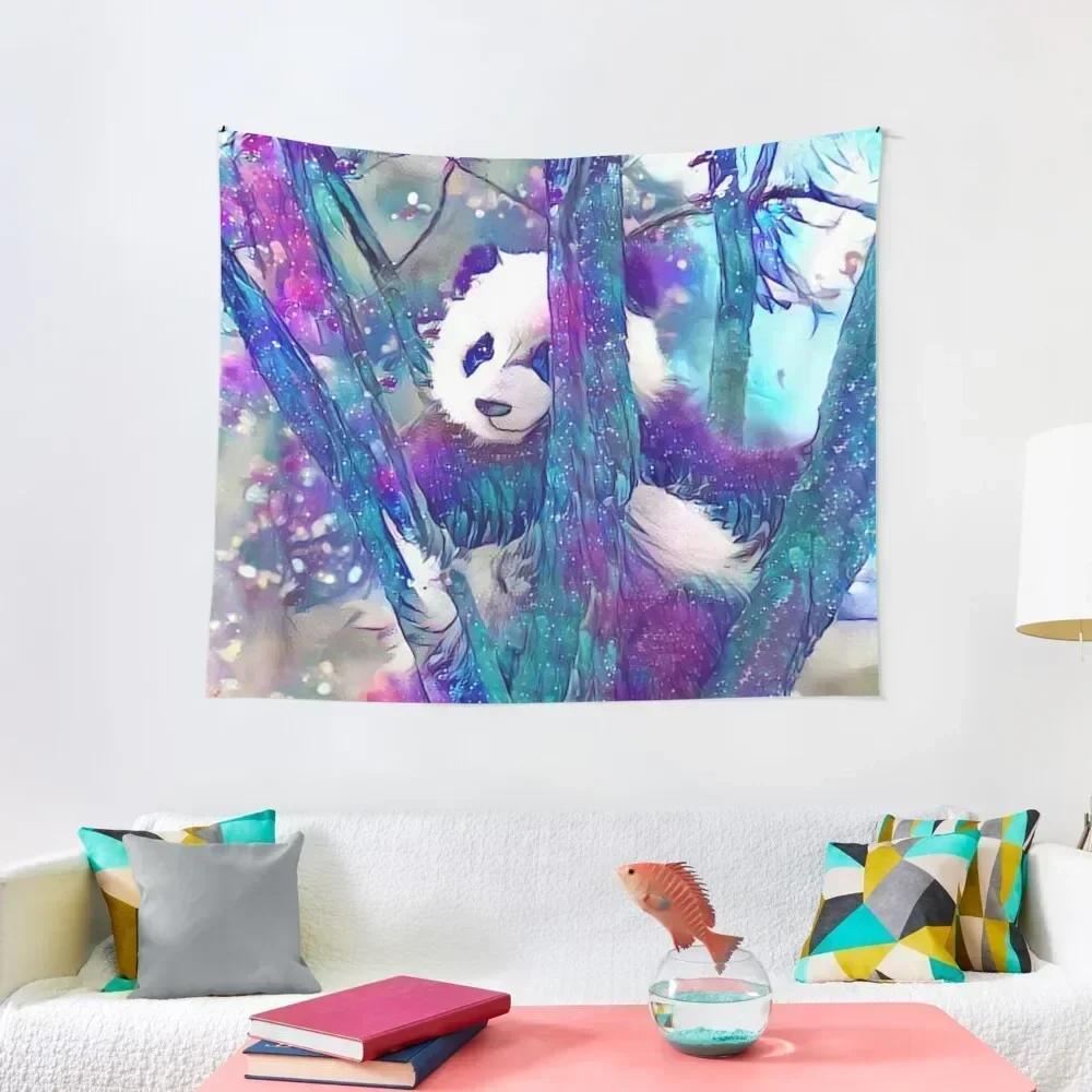 Moonlight Starflurry Panda Impression Tapestry Things To The Room Mushroom Tapestry