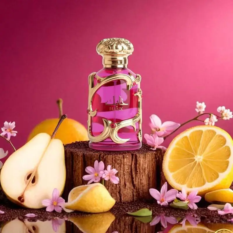 لاتافا هابيك أو دو برفوم بخاخ للنساء - عطر فواكه طازج موسكي يدوم طويلاً 3.4 أونصة / 100 مل