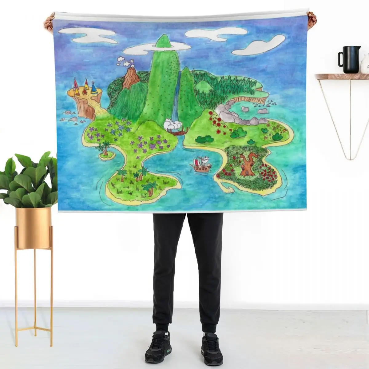 

Neverland Throw Blanket Year Round Soft Comfortable Blanket for Home