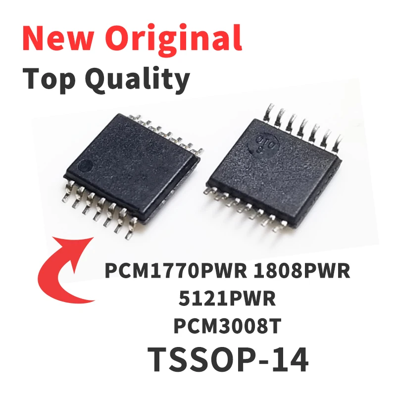 1 Piece PCM5121PWR PCM1808PWR PCM1770PWR PCM3008T TSSOP Chip IC New Original