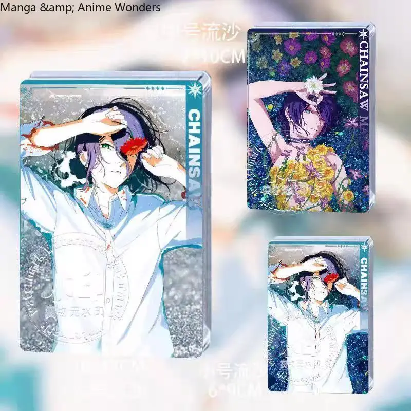 

Игра аниме Reze Chainsaw Man Makima Quicksand Card BrickFans Акриловая подставка для кирпичей Маджонг Модель мультяшный настольный дисплей Подарок