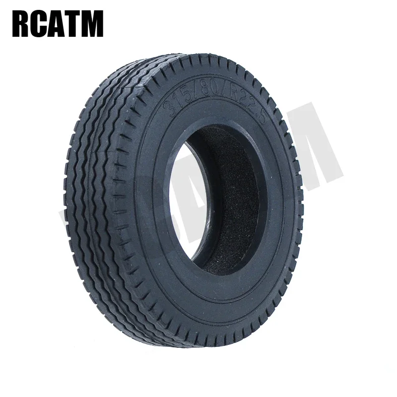 2PCS Rubber Road Tire Tyre 20mm with Liner for 1/14 Tamiya RC Truck Trailer Man Scania Actros Volvo R620 FH12 FH16 3363 1851