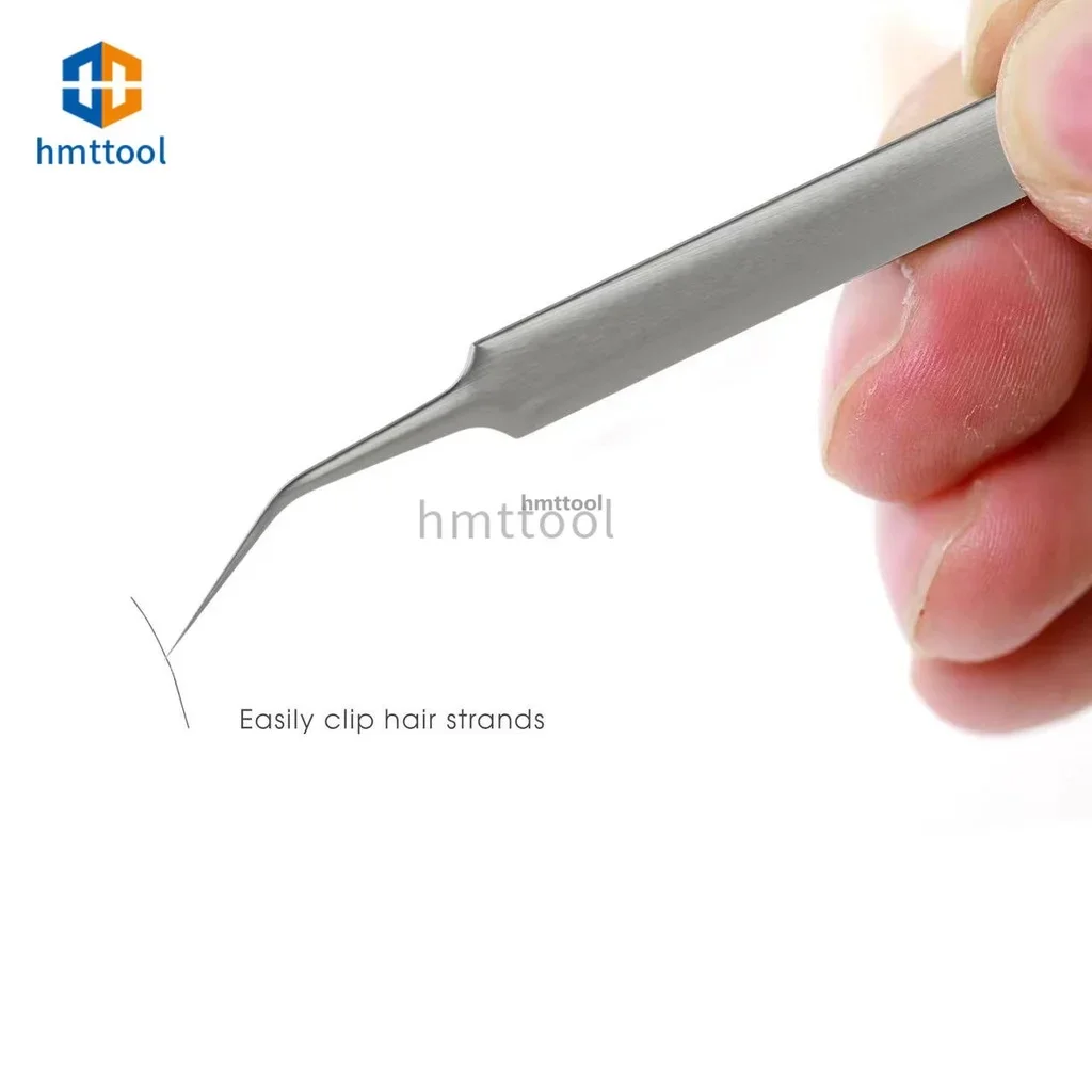 Industrial Tweezers Electronics Anti-static Curved Straight Tip Precision Stainless Forceps Phone Repair kailiwei KW-15C KW-11C