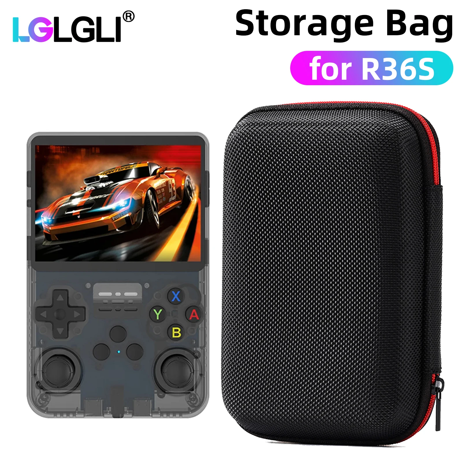 Portable Carrying Case for R36S R35S RGB20S Console Hard Storage Bag Case Travel Waterproof Portable Handbag Accessories