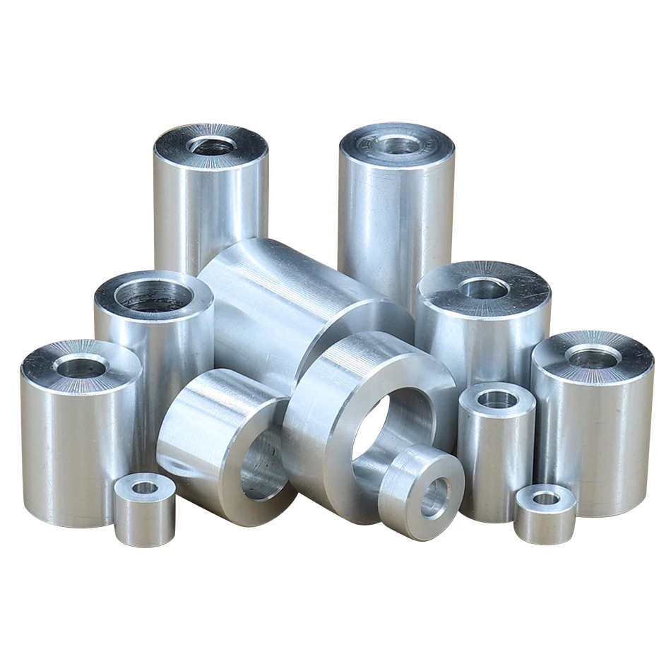 diameter30mm M10 M12 M14 M16 M18 M20 Aluminum bushing washer gasket round hollow no thread standoff spacer thickness 2/8/10/50mm