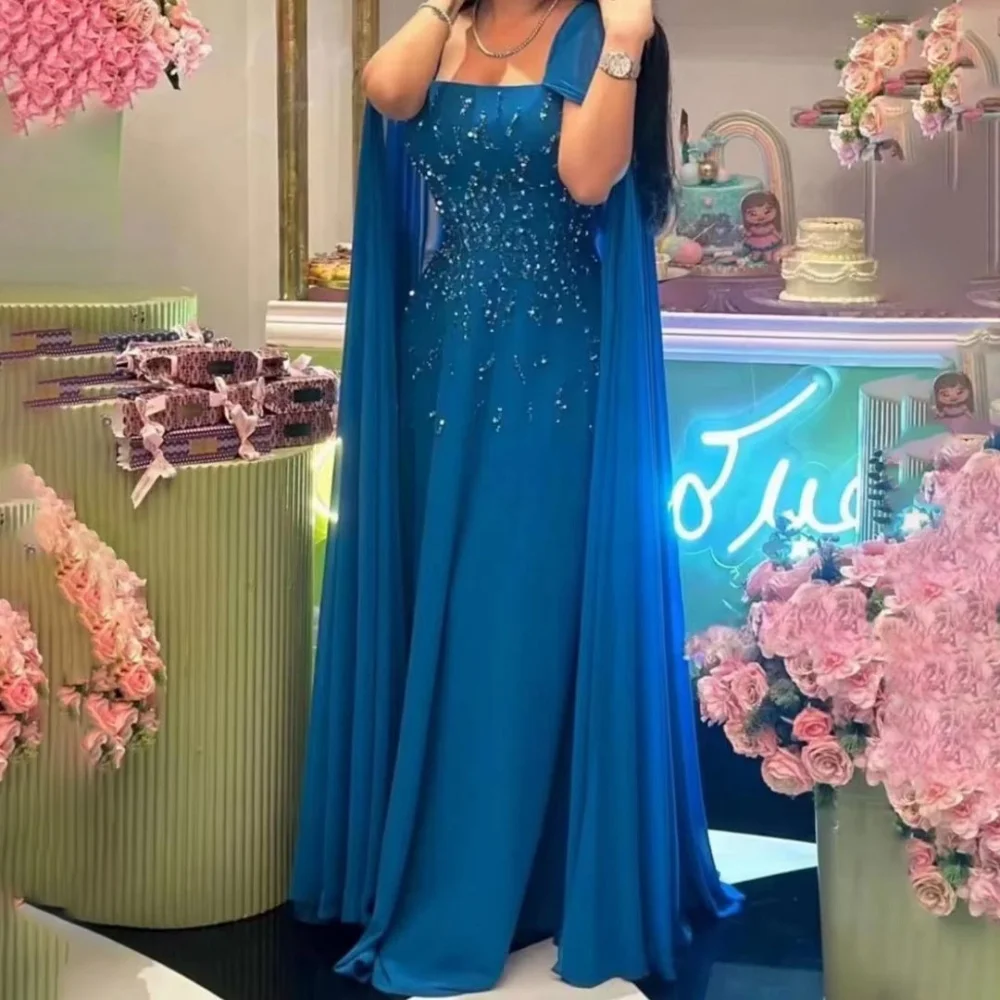 فستان حفلة موسيقية نسائي مكشكش مخصص بدون أكمام فستان حفلات ساحر على شكل حرف a برقبة قارب فستان حفلات مطرز بالخرز ثوب مسائي